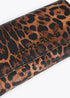 Billetero animal print LOLA CASADEMUNT MARRON-NEGRO LF2512011.25N.U
