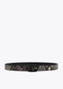 Pack cinturones reversibles animal print con hebilla intercambiable GRIS-NEGRO LF2513001.21N LOLA CASADEMUNT