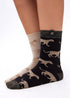 Pack calcetines leopardo CRUDO-NEGRO U LF2513002.20N.U LOLA CASADEMUNT