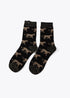 Pack calcetines leopardo CRUDO-NEGRO U LF2513002.20N.U LOLA CASADEMUNT