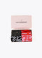 Pack calcetines logotipados ROJO-NEGRO U LF2513003.23N.U LOLA CASADEMUNT