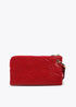 Cartera con monedero bicolor con logo ovalado LOLA CASADEMUNT ROJO-ROSA LF2513005.232.U