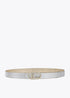 Pack cinturones reversibles metalicos con hebilla intercambiable METAL-METAL LF2513007.2MM.95 LOLA CASADEMUNT