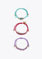 Pack pulseras LOLA CASADEMUNT macramé con joyas LILA- MULTICOLOR