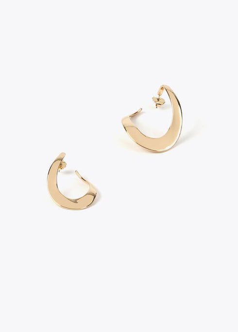 Pendientes LOLA CASADEMUNT ovalo con forma DORADO