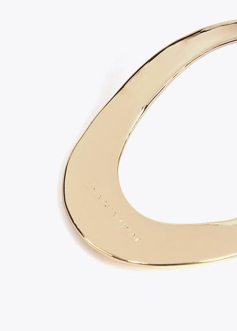 Pendientes LOLA CASADEMUNT ovalo con forma DORADO