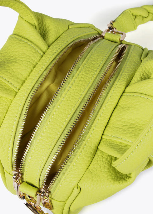 Bandolera asas trenzadas efecto piel granulada LIMA LOLA CASADEMUNT