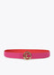 Cinturon LOLA CASADEMUNT reversible LC ROJO-ROSA
