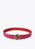 Cinturon LOLA CASADEMUNT reversible LC ROJO-ROSA
