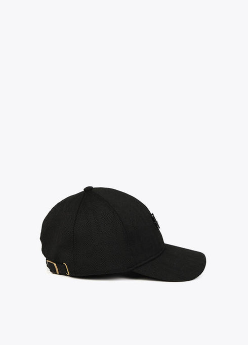 Visera LOLA CASADEMUNT monogram NEGRO