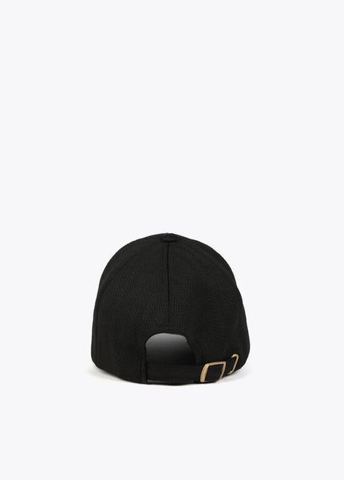 Visera LOLA CASADEMUNT monogram NEGRO