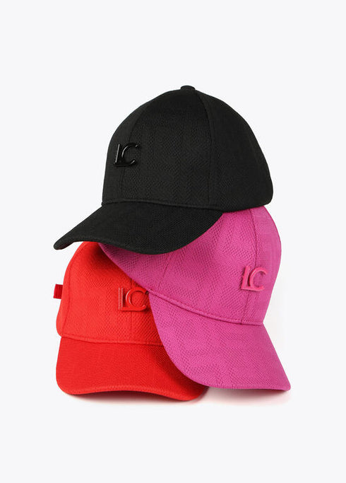 Visera LOLA CASADEMUNT monogram NEGRO