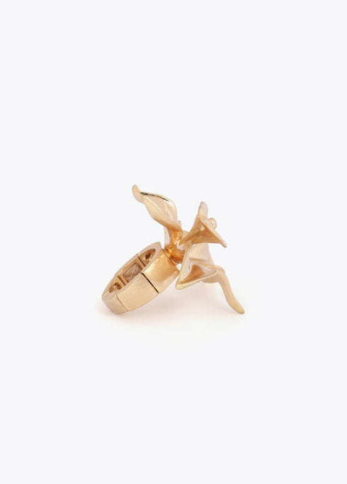 Anillo de Flor Metálica Lola Casademunt
