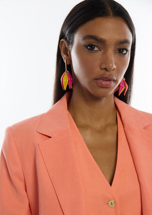 Pendiente Pétalos Multicolor Lola Casademunt