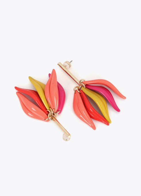 Pendiente Pétalos Multicolor Lola Casademunt