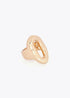 Anillo Metálico Eslabon Relieve Lola Casademunt