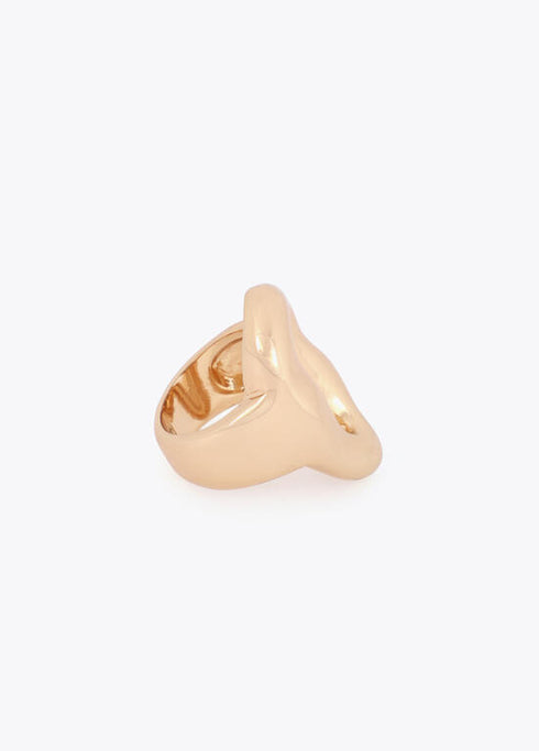 Anillo Metálico Eslabon Relieve Lola Casademunt