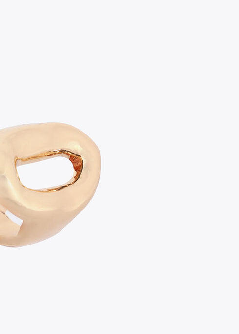 Anillo Metálico Eslabon Relieve Lola Casademunt