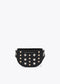 Bandolera bag con tachas oro y plata NEGRO