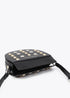 Bandolera bag con tachas oro y plata NEGRO