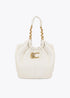 Shopper LC animal con detalle cadena CRUDO