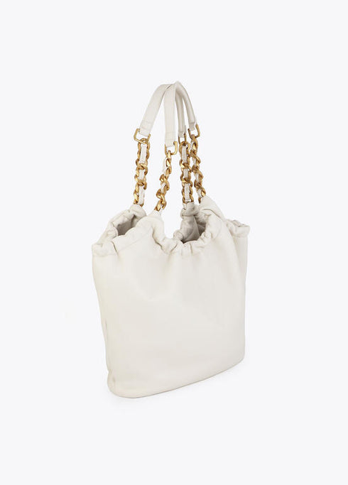 Shopper LC animal con detalle cadena CRUDO