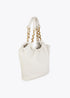 Shopper LC animal con detalle cadena CRUDO