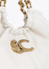 Shopper LC animal con detalle cadena CRUDO