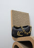 Bolso LC animal con detalle cadena NEGRO