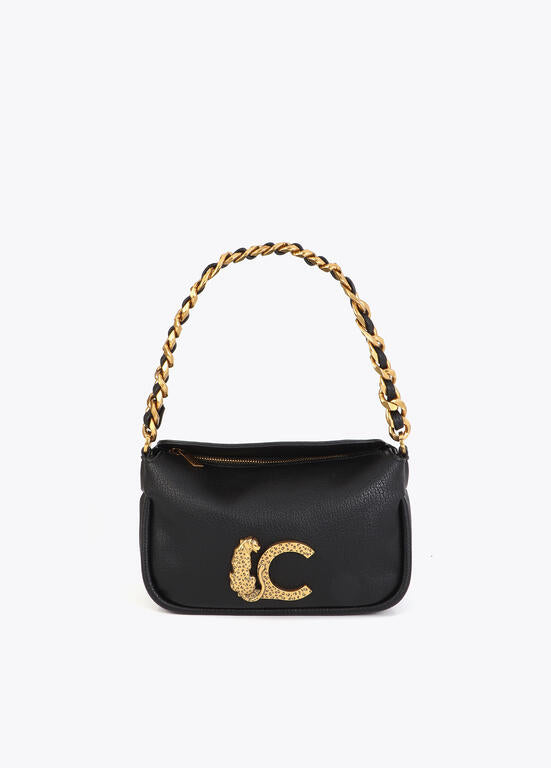 Bolso LC animal con detalle cadena NEGRO