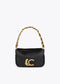 Bolso LC animal con detalle cadena NEGRO