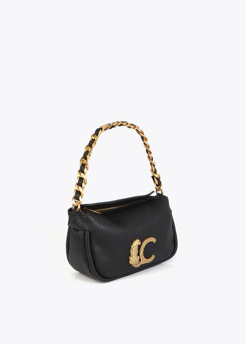 Bolso LC animal con detalle cadena NEGRO