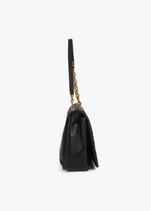 Bandolera pespunte logo NEGRO