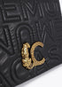 Bandolera pespunte logo NEGRO