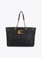 Shopper pespunte logo NEGRO