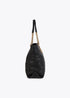 Shopper pespunte logo NEGRO
