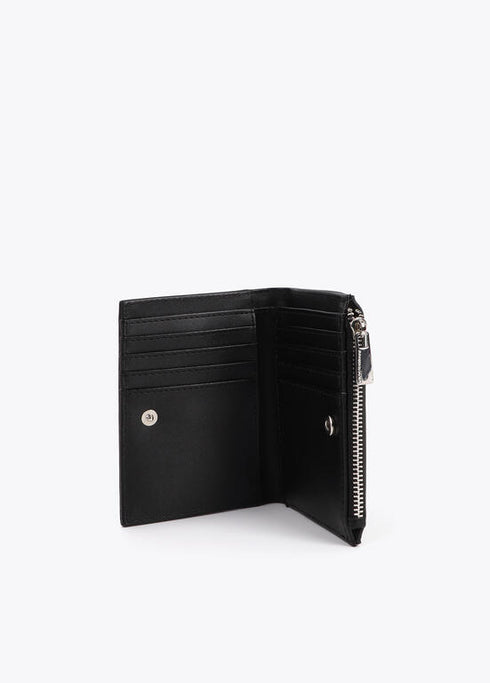 Monedero con tachas oro y plata NEGRO