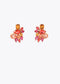 Maxi Pendientes Joya Cristales Multicolor