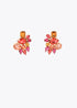 Maxi Pendientes Joya Cristales Multicolor