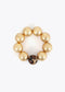 Pulsera Cuentas Maxi con Detalle Animal Print