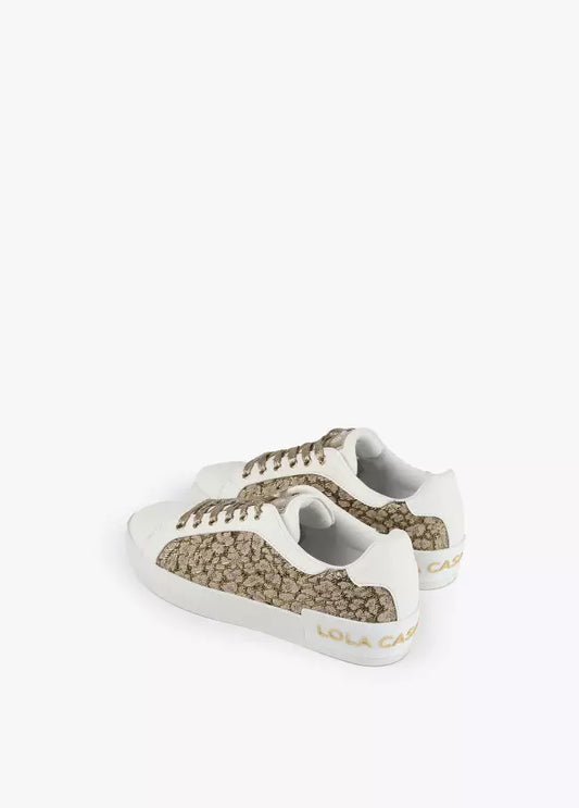 Sneakers LC Leopardo dorado