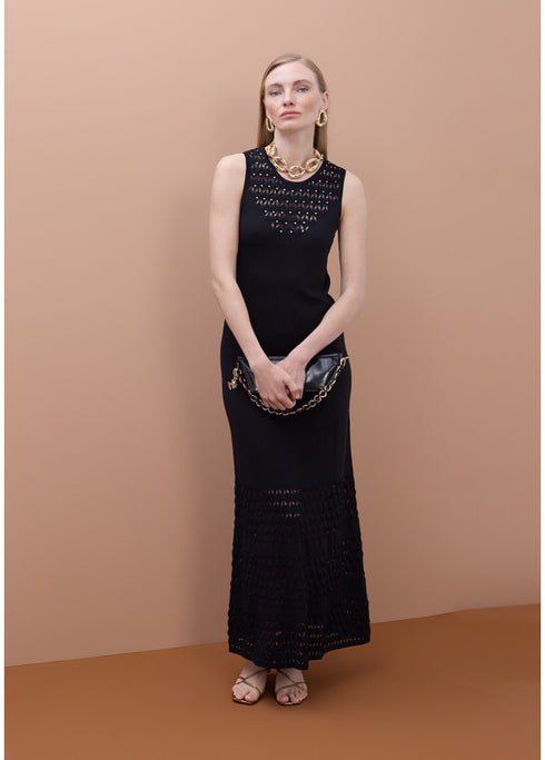 Vestido con Escote Calado