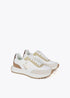 Deportiva con plataforma detalle color BLANCO - METAL LOLA CASADEMUNT