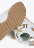 Deportiva con plataforma detalle color BLANCO - METAL LOLA CASADEMUNT