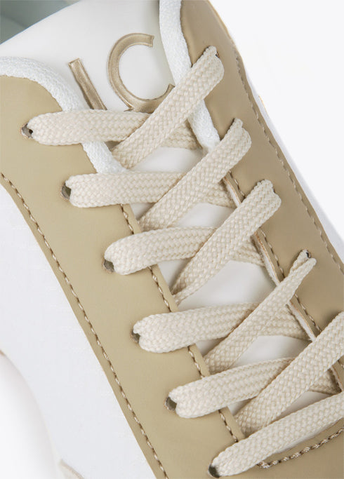 Deportiva con plataforma detalle color BLANCO - METAL LOLA CASADEMUNT