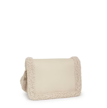 Bandolera mediana beige Audree Warm