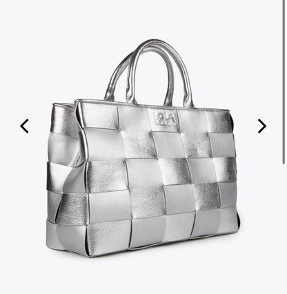 Shopper Lola Casademunt trenzado plata