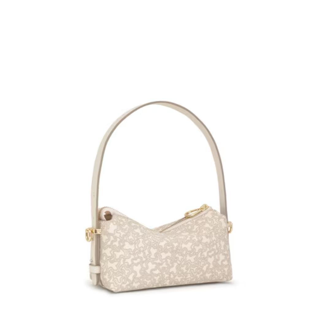 Minibolso beige Kaos Mini Lines