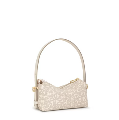 Minibolso beige Kaos Mini Lines