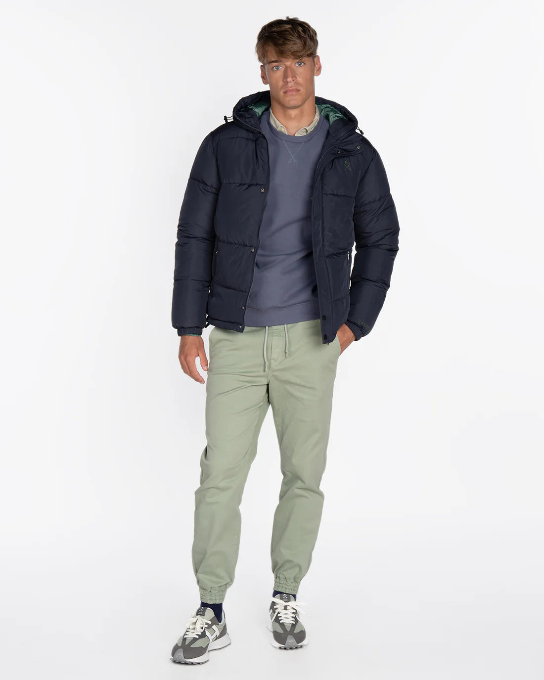 PARKA NORTH NAVY BLUE CON CAPUCHA